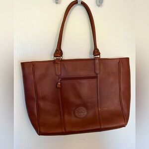 Genuine Leather Eddie Bauer Tote Bag